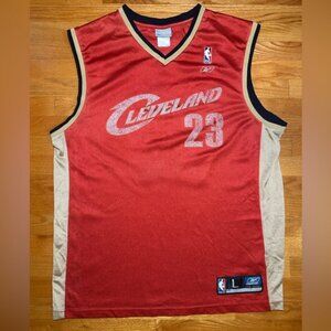 LeBron James Reebok Cleveland Cavaliers ‘03 ‘06 NBA Jersey Large